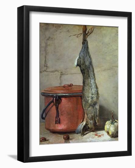 Rabbit and Copper Pot C.1739-40-Jean-Baptiste Simeon Chardin-Framed Giclee Print