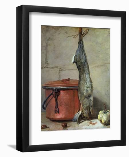 Rabbit and Copper Pot C.1739-40-Jean-Baptiste Simeon Chardin-Framed Giclee Print