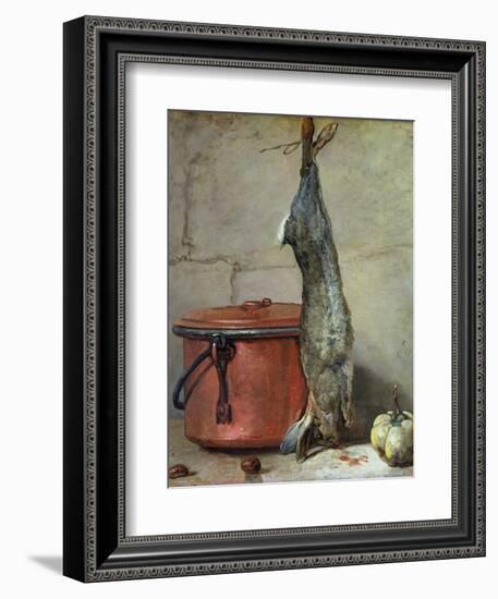 Rabbit and Copper Pot C.1739-40-Jean-Baptiste Simeon Chardin-Framed Giclee Print