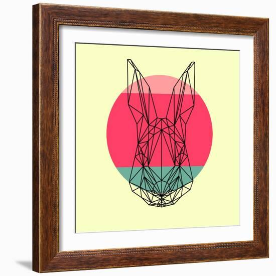 Rabbit and Sunset-Lisa Kroll-Framed Art Print
