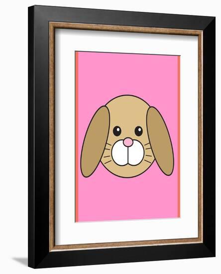 Rabbit - Animaru Cartoon Animal Print-Animaru-Framed Giclee Print