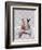 Rabbit Chat-Fab Funky-Framed Art Print