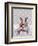 Rabbit Chat-Fab Funky-Framed Art Print