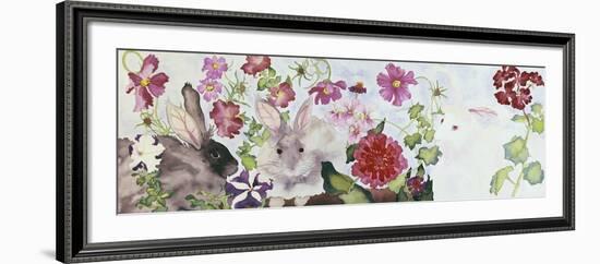 Rabbit Family-Carissa Luminess-Framed Giclee Print