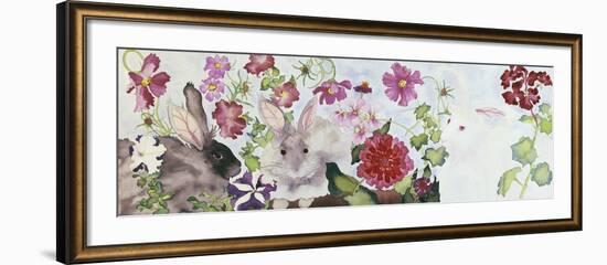 Rabbit Family-Carissa Luminess-Framed Giclee Print