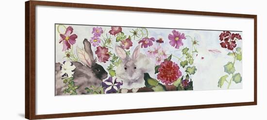 Rabbit Family-Carissa Luminess-Framed Giclee Print