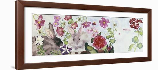 Rabbit Family-Carissa Luminess-Framed Giclee Print