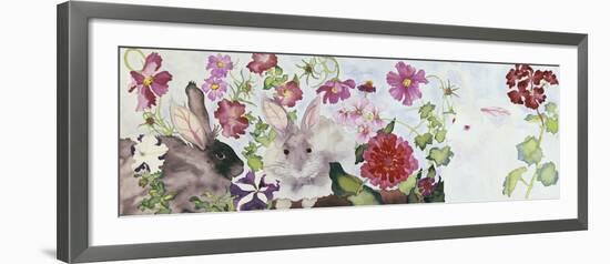 Rabbit Family-Carissa Luminess-Framed Giclee Print