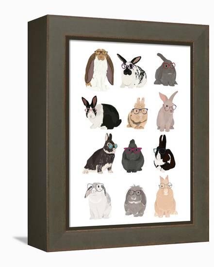 Rabbit Family-Hanna Melin-Framed Premier Image Canvas