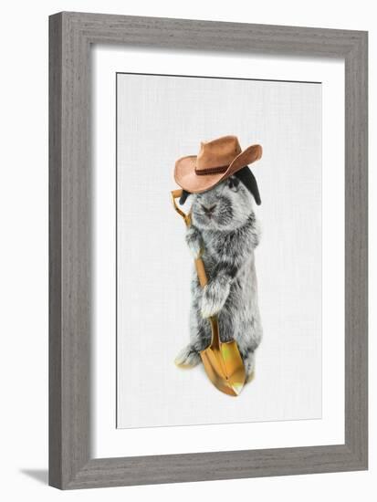 Rabbit Farmer-Tai Prints-Framed Art Print