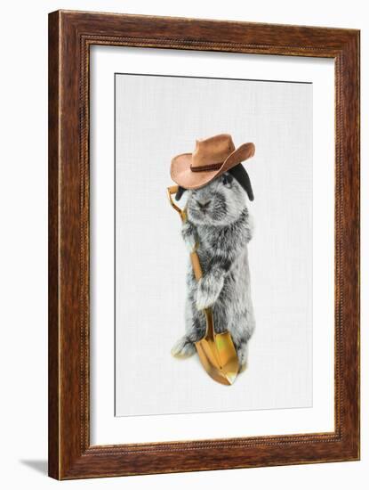 Rabbit Farmer-Tai Prints-Framed Art Print