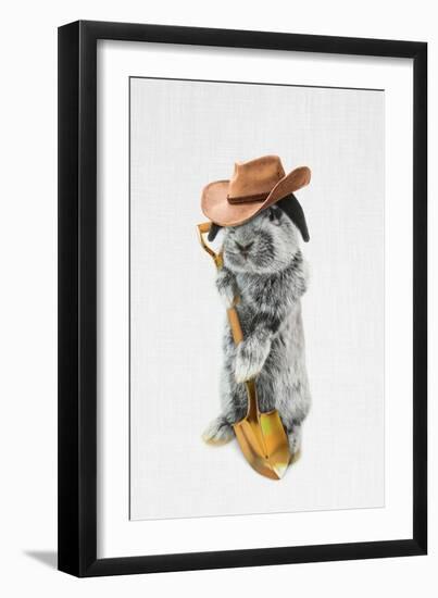 Rabbit Farmer-Tai Prints-Framed Art Print