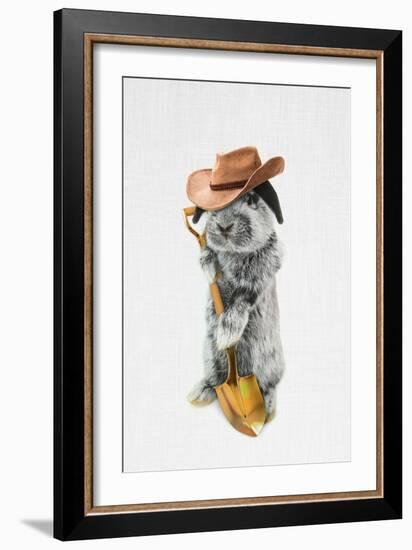 Rabbit Farmer-Tai Prints-Framed Art Print