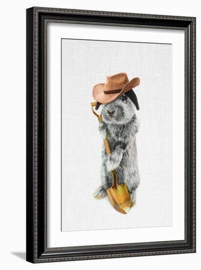 Rabbit Farmer-Tai Prints-Framed Art Print