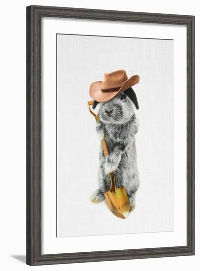 Rabbit Farmer-Tai Prints-Framed Art Print