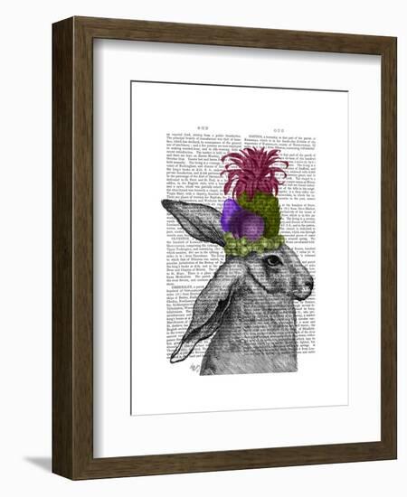 Rabbit, Fruit Headdress-Fab Funky-Framed Art Print