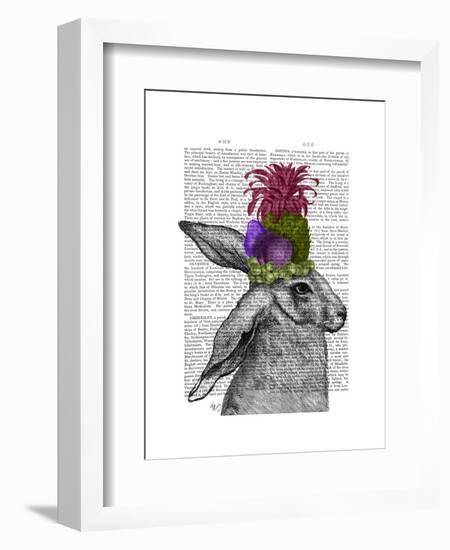 Rabbit, Fruit Headdress-Fab Funky-Framed Art Print