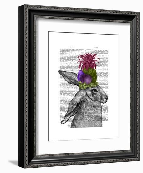 Rabbit, Fruit Headdress-Fab Funky-Framed Art Print