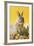 Rabbit in Egg Shell with Easter Eggs-null-Framed Photographic Print