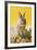 Rabbit in Egg Shell with Easter Eggs-null-Framed Photographic Print