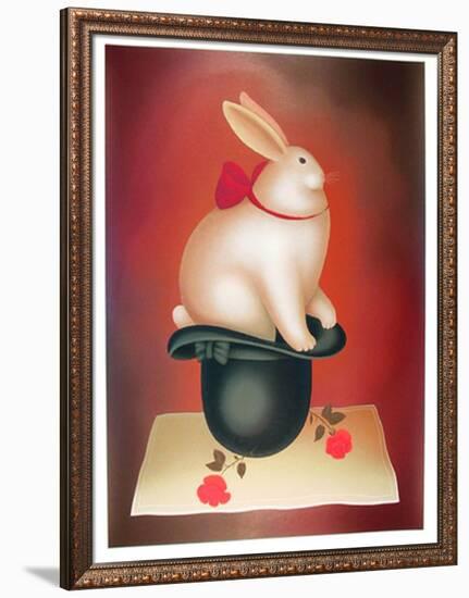 Rabbit in Hat-Igor Galanin-Framed Limited Edition