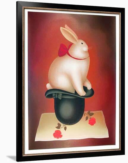 Rabbit in Hat-Igor Galanin-Framed Limited Edition