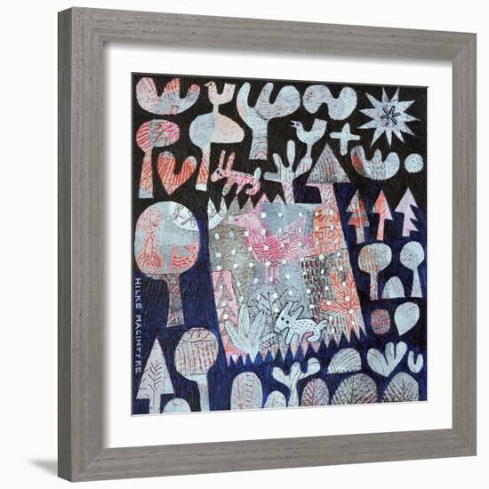 Rabbit in the Woods-Hilke Macintyre-Framed Giclee Print