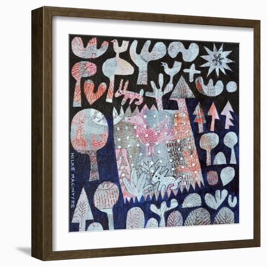 Rabbit in the Woods-Hilke Macintyre-Framed Giclee Print