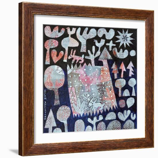 Rabbit in the Woods-Hilke Macintyre-Framed Giclee Print