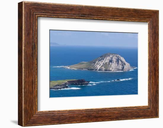 Rabbit Island, Waimanalo Bay, Windward Coast, Oahu, Hawaii, United States of America, Pacific-Michael DeFreitas-Framed Photographic Print