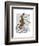 Rabbit on Penny Farthing-Fab Funky-Framed Art Print