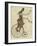 Rabbit on Penny Farthing-Fab Funky-Framed Art Print