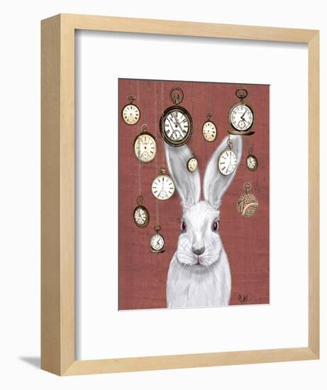 Rabbit Time-Fab Funky-Framed Premium Giclee Print