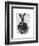 Rabbit Victorian Gent-Fab Funky-Framed Art Print