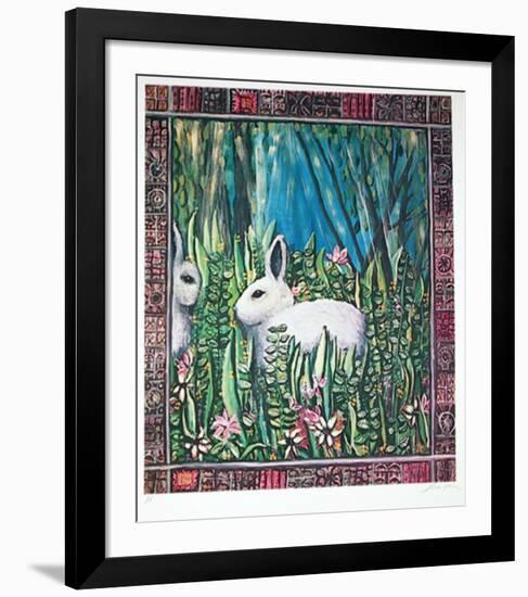 Rabbit-Susan Gardner-Framed Collectable Print