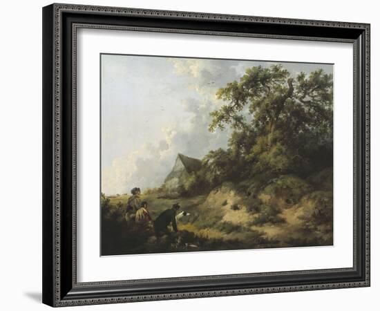 Rabbiting-George Morland-Framed Giclee Print