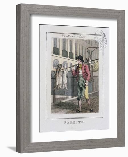 Rabbits, Cries of London, 1804-William Marshall Craig-Framed Giclee Print