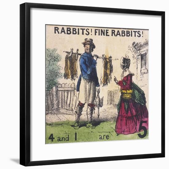 Rabbits! Fine Rabbits!, Cries of London, C1840-TH Jones-Framed Giclee Print
