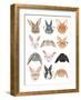 Rabbits in Glasses-Hanna Melin-Framed Art Print