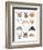 Rabbits in Glasses-Hanna Melin-Framed Art Print