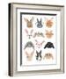 Rabbits in Glasses-Hanna Melin-Framed Art Print