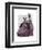 Rabbits in Purple-Fab Funky-Framed Art Print