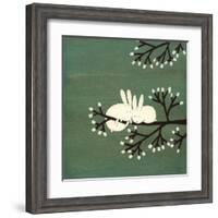 Rabbits on Marshmallow Tree-Kristiana Pärn-Framed Art Print