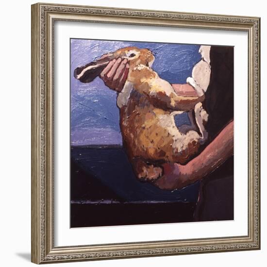 Rabbits Soon Become Tame If Handled Correctly, 1981-Peter Wilson-Framed Giclee Print