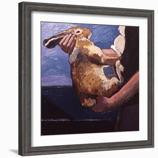 Rabbits Soon Become Tame If Handled Correctly, 1981-Peter Wilson-Framed Giclee Print