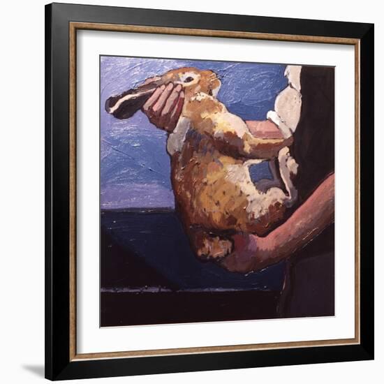 Rabbits Soon Become Tame If Handled Correctly, 1981-Peter Wilson-Framed Giclee Print