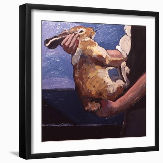 Rabbits Soon Become Tame If Handled Correctly, 1981-Peter Wilson-Framed Giclee Print