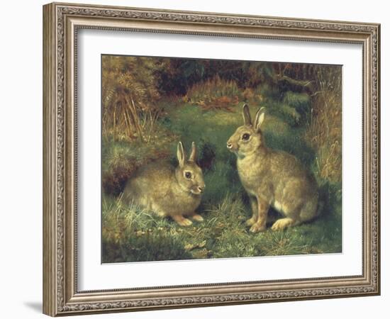 Rabbits-Henry Carter-Framed Giclee Print