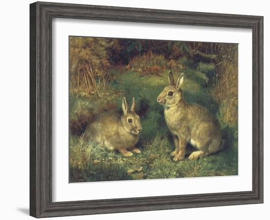 Rabbits-Henry Carter-Framed Giclee Print