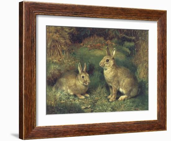 Rabbits-Henry Carter-Framed Giclee Print